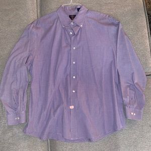 Arrow purple checked button down in size XL